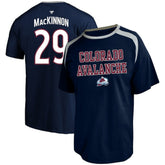 Nathan MacKinnon Colorado Avalanche Profile Big & Tall Name & Number T-Shirt - Navy | NHL Lifestyle