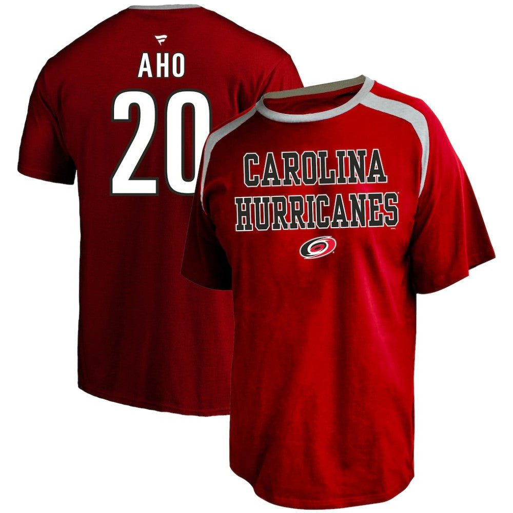 Sebastian Aho Carolina Hurricanes Profile Big & Tall Name & Number T-Shirt - Red | NHL discount