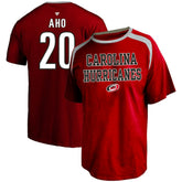 Sebastian Aho Carolina Hurricanes Profile Big & Tall Name & Number T-Shirt - Red | NHL discount