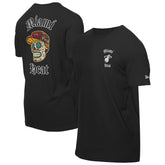 New Era Miami Heat Sugar Skulls T-Shirt Black