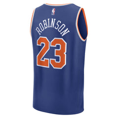 Fanatics Mitchell Robinson New York Knicks Fast Break Replica Player Jersey Icon Edition Blue