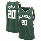 Fanatics A.J. Green Milwaukee Bucks Fast Break Replica Player Jersey Icon Edition Hunter Green