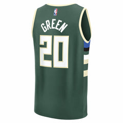 Fanatics A.J. Green Milwaukee Bucks Fast Break Replica Player Jersey Icon Edition Hunter Green