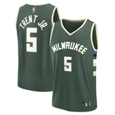 Fanatics Gary Trent Jr. Milwaukee Bucks Fast Break Replica Player Jersey Icon Edition Hunter Green