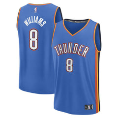 Fanatics Jalen Williams Oklahoma City Thunder Fast Break Replica Player Jersey Icon Edition Blue