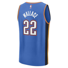 Fanatics Cason Wallace Oklahoma City Thunder Fast Break Replica Player Jersey Icon Edition Blue