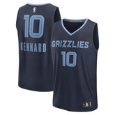 Fanatics Luke Kennard Memphis Grizzlies Fast Break Replica Player Jersey Icon Edition Navy