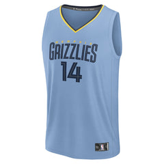 Fanatics Zach Edey Memphis Grizzlies Fast Break Replica Player Jersey Statement Edition Light Blue