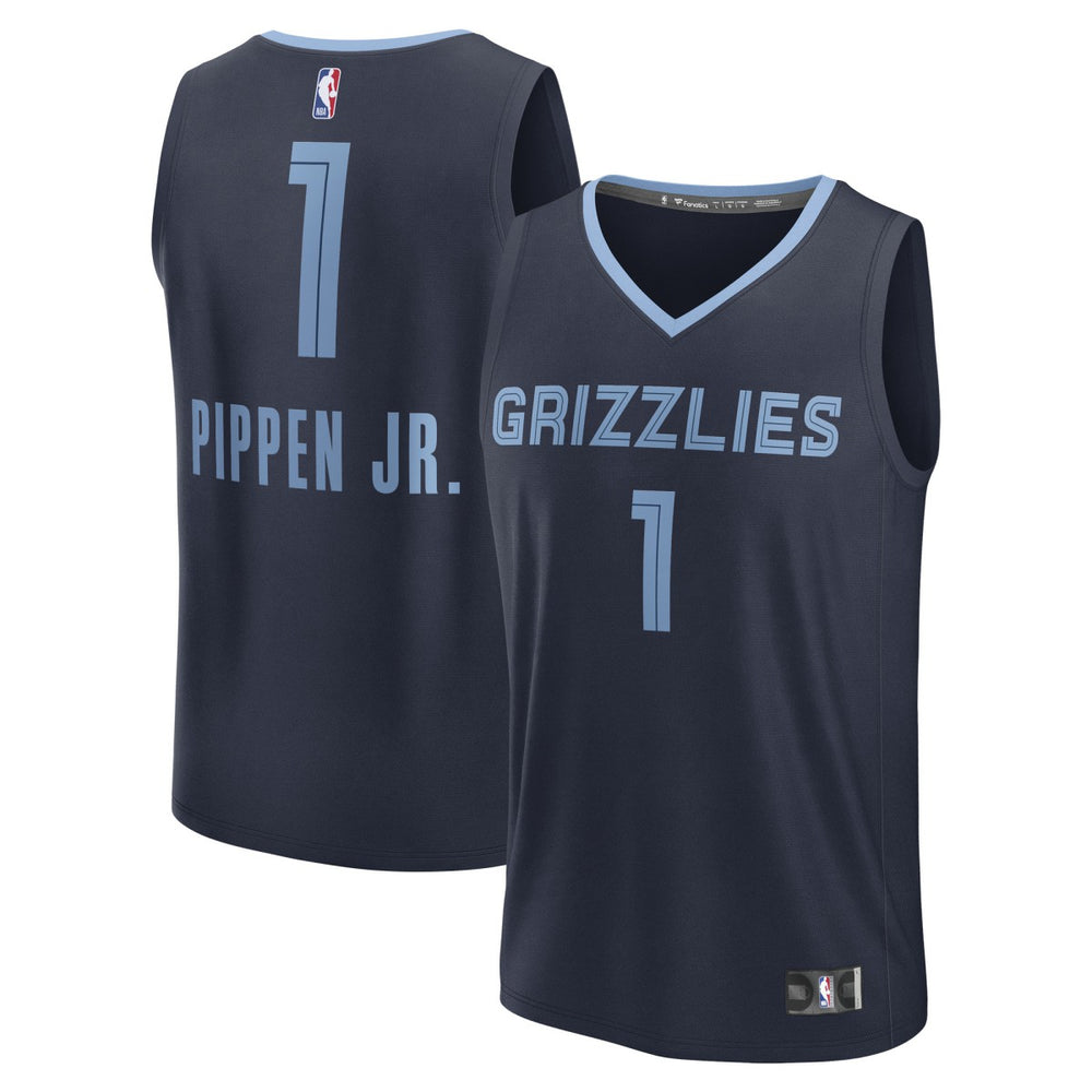 Fanatics Scotty Pippen Jr. Memphis Grizzlies Fast Break Replica Player Jersey Icon Edition Navy