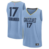 Fanatics Yuki Kawamura Memphis Grizzlies Fast Break Replica Player Jersey Statement Edition Light Blue