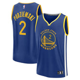Fanatics Brandin Podziemski Golden State Warriors Fast Break Replica Player Jersey Icon Editi- Royal