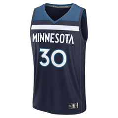 Fanatics Julius Randle Minnesota Timberwolves Fast Break Replica Player Jersey Icon Edition Navy