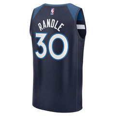 Fanatics Julius Randle Minnesota Timberwolves Fast Break Replica Player Jersey Icon Edition Navy