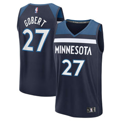 Fanatics Rudy Gobert Minnesota Timberwolves Fast Break Replica Player Jersey Icon Edition Navy