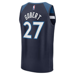Fanatics Rudy Gobert Minnesota Timberwolves Fast Break Replica Player Jersey Icon Edition Navy