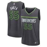 Fanatics Luka Garza Minnesota Timberwolves Fast Break Replica Player Jersey Statement Edition Charcoal