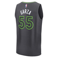 Fanatics Luka Garza Minnesota Timberwolves Fast Break Replica Player Jersey Statement Edition Charcoal