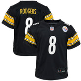 Aaron Rodgers Pittsburgh Steelers Youth Game Jersey - Black - Nike