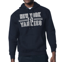 New York Yankees Starter Team Mesh Print Graphic Pullover Hoodie Discount