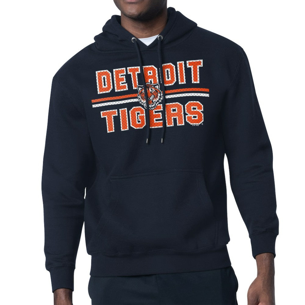 Detroit Tigers Starter Team Mesh Print Graphic Pullover Hoodie Near Me