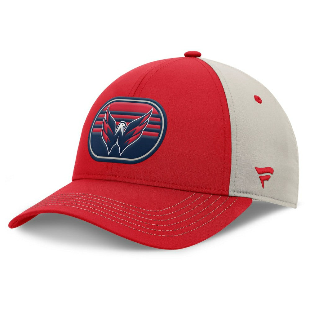 Washington Capitals Fanatics 2025 Stanley Cup Playoffs Locker Room Trucker Adjustable Hat - Red/Gray | Fanatics Clearance