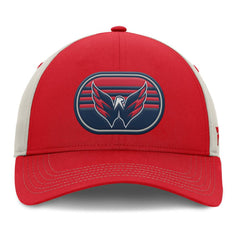 Washington Capitals Fanatics 2025 Stanley Cup Playoffs Locker Room Trucker Adjustable Hat - Red/Gray | Fanatics Clearance