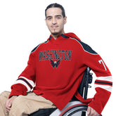 Washington Capitals G-III Sports by Carl Banks Adaptive Wear Lord Stanley Hooded Long Sleeve Sweatshirt - Red | NHL near me