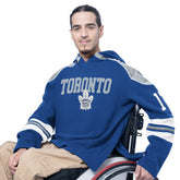 Toronto Maple Leafs G-III Sports by Carl Banks Adaptive Wear Lord Stanley Hooded Long Sleeve Sweatshirt - Royal | NHL Clearance