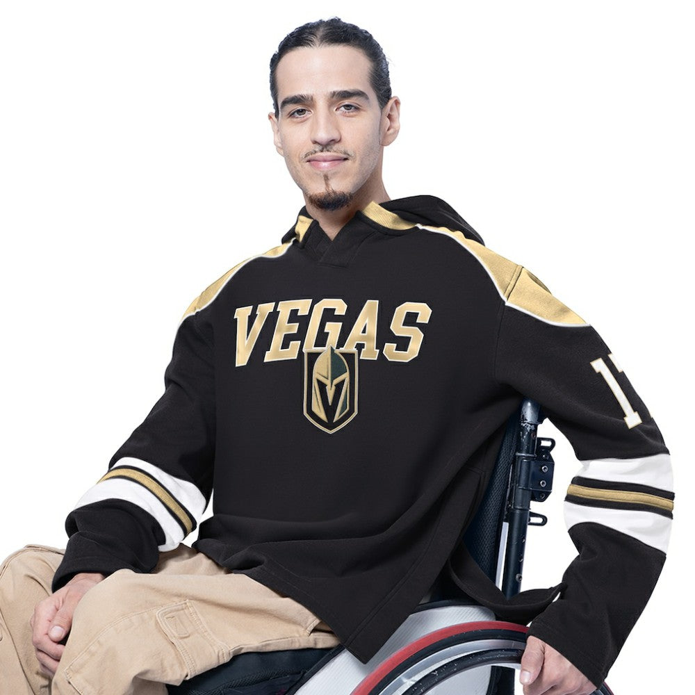 Vegas Golden Knights G-III Sports by Carl Banks Adaptive Wear Lord Stanley Hooded Long Sleeve Sweatshirt - Black | NHL online