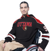 Ottawa Senators G-III Sports by Carl Banks Adaptive Wear Lord Stanley Hooded Long Sleeve Sweatshirt - Black | NHL online