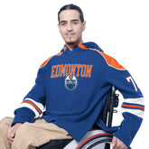 Edmonton Oilers G-III Sports by Carl Banks Adaptive Wear Lord Stanley Hooded Long Sleeve Sweatshirt - Royal | NHL near me