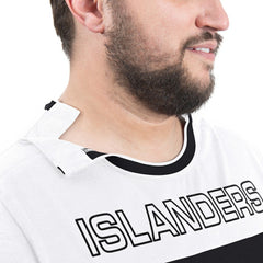 New York Islanders G-III Sports by Carl Banks Adaptive Wear Outlast Durene Long-Sleeve T-Shirt - Black | NHL Lifestyle