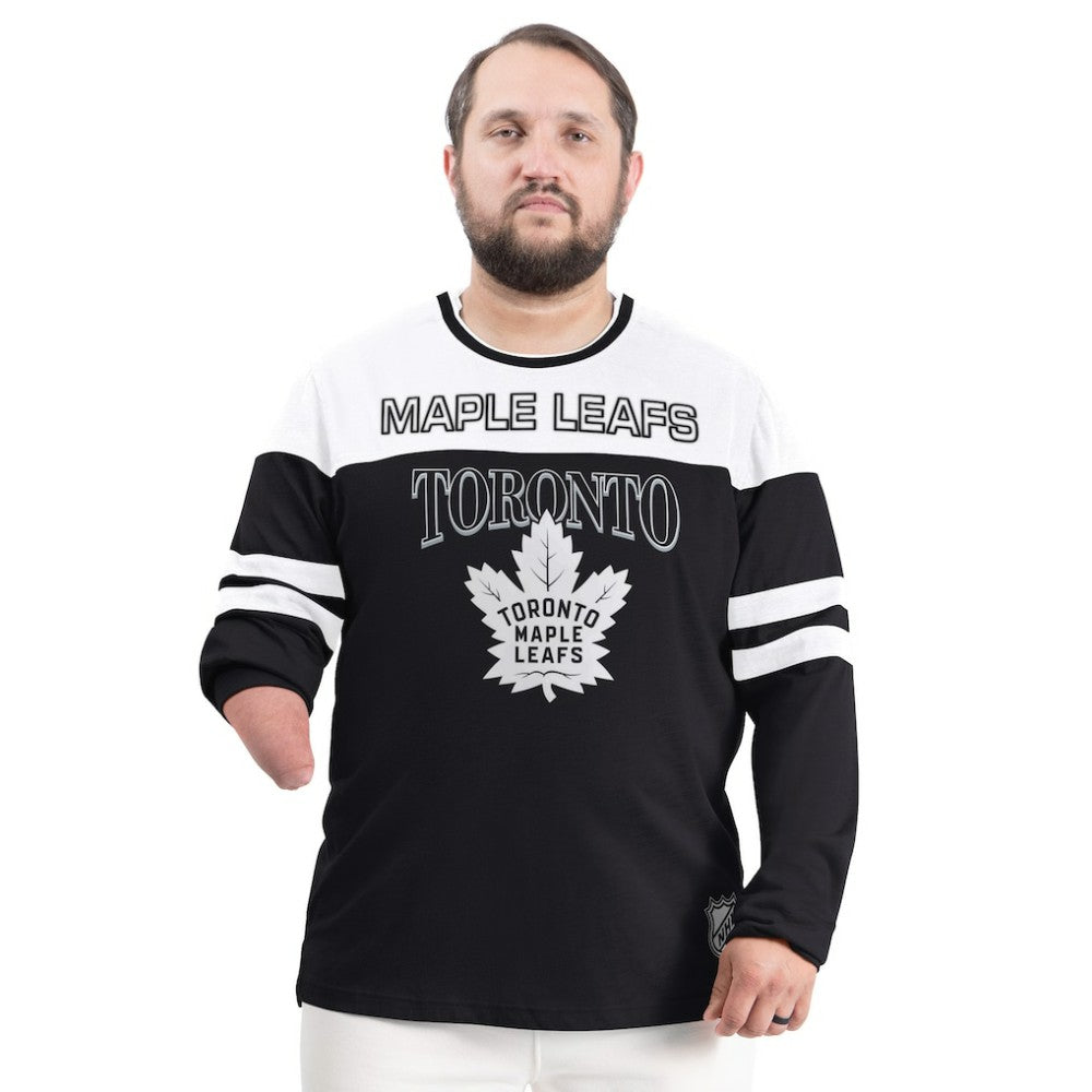 Toronto Maple Leafs G-III Sports by Carl Banks Adaptive Wear Outlast Durene Long-Sleeve T-Shirt - Black | NHL on sale