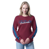 Colorado Avalanche G-III 4Her by Carl Banks Women's Advantage Thermal Long-Sleeve Tri-Blend T-Shirt - Burgundy | NHL discount