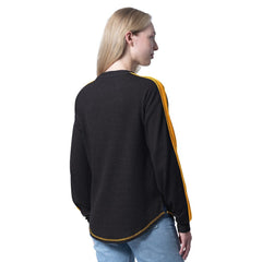 Pittsburgh Penguins G-III 4Her by Carl Banks Women's Advantage Thermal Long-Sleeve Tri-Blend T-Shirt - Black | NHL on sale