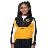 Boston Bruins Starter Girls Key Player Half Zip Jacket - Black/Gold | NHL Clearance