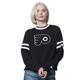 Philadelphia Flyers Starter Women's Rally Fleece Cropped Sweatshirt - Black | NHL discount