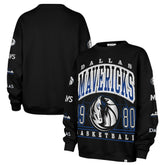 47 brand Dallas Mavericks '47 Women's 2025/26 City Edition Go Big Oversized Sweatshirt Black