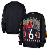 47 brand Philadelphia 76ers '47 Women's 2025/26 City Edition Go Big Oversized Sweatshirt Navy