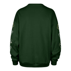 47 brand Milwaukee Bucks '47 Women's 2025/26 City Edition Go Big Oversized Sweatshirt Hunter Green