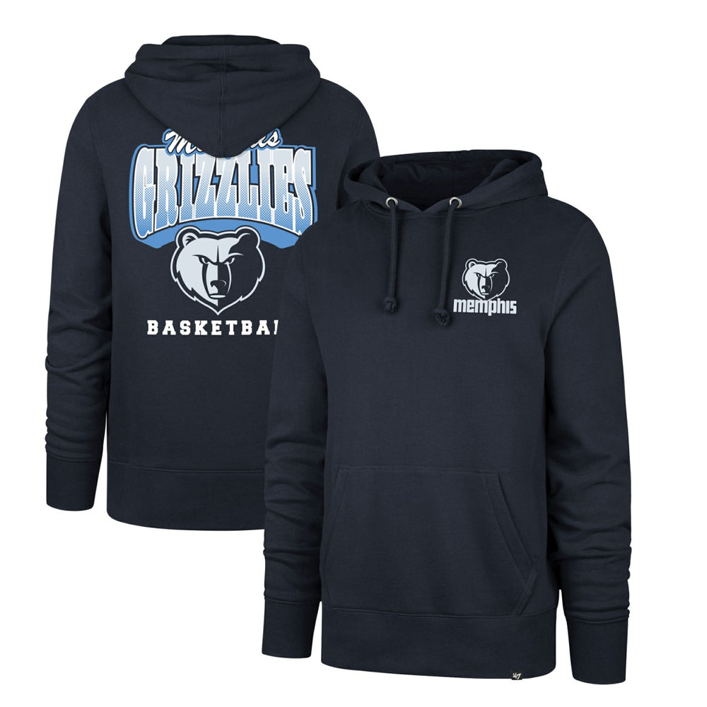 47 brand Memphis Grizzlies '47 2025/26 City Edition Jab Step Headline Hoodie Navy