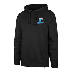 47 brand Miami Heat '47 2025/26 City Edition Jab Step Headline Hoodie Black