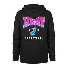 47 brand Miami Heat '47 2025/26 City Edition Jab Step Headline Hoodie Black