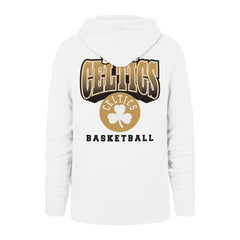 47 brand Boston Celtics '47 2025/26 City Edition Jab Step Headline Hoodie White