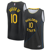Fanatics Jimmy Butler III Golden State Warriors Fast Break Replica Player Jersey Statement Editi- Black