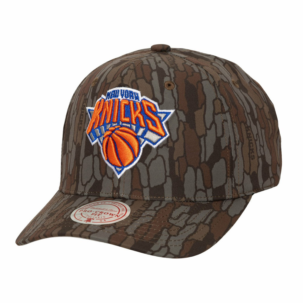 Mitchell & Ness New York Knicks Hidden Pro-Crown Adjustable Hat Camo