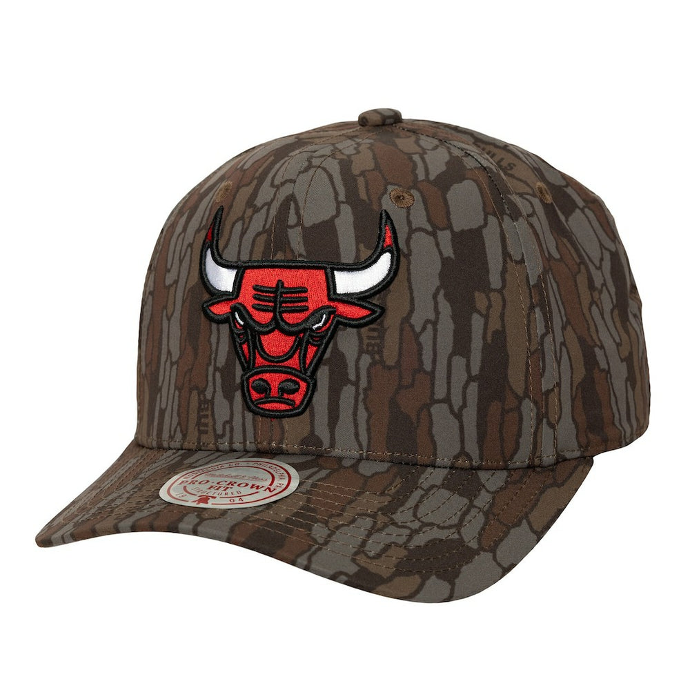 Mitchell & Ness Chicago Bulls Hidden Pro-Crown Adjustable Hat Camo