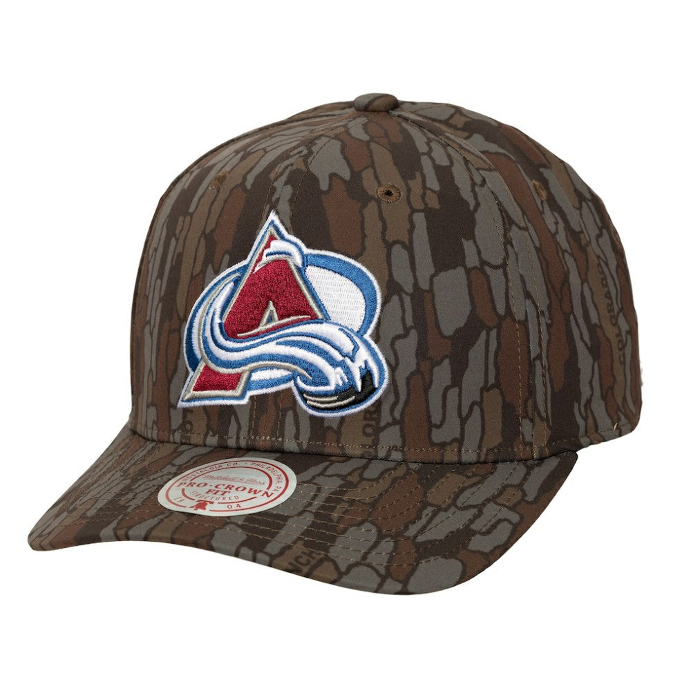 Colorado Avalanche Mitchell & Ness Hidden Camo Pro Crown Adjustable Hat - Camo | NHL discount