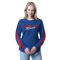 Philadelphia 76ers G-III 4Her by Carl Banks Women's Advantage Tri-Blend Long Sleeve T-Shirt Royal