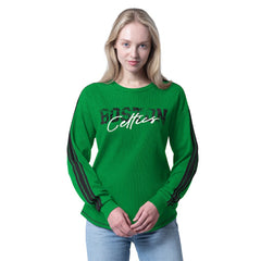 Boston Celtics G-III 4Her by Carl Banks Women's Advantage Tri-Blend Long Sleeve T-Shirt Kelly Green